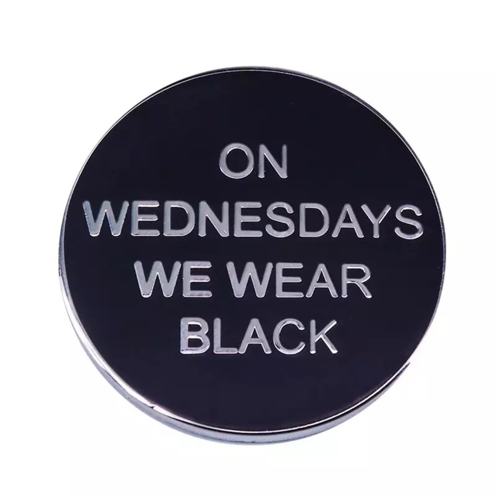 Mean Girls and Wednesday Addams Mashup Enamel Pin